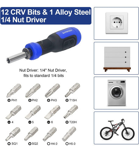 Sharden Destornillador Multipunta Juego De Destornilladores 1