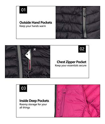 Little Donkey Andy Lightweight Packable Puffer Jacket for Women 2