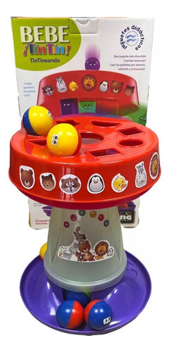 JNG Plast Juego Torre Didáctica Para Bebe Tin Tin 0