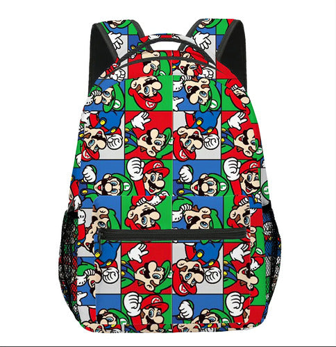 NY Mochila Escolar Liceal Super Mariogrande 2 Reparticiones 1