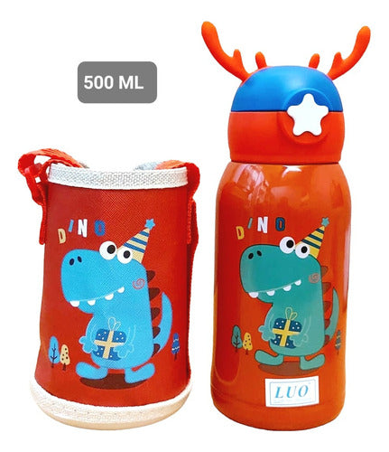 Luo Botella Térmica Infantil Frío/Calor 500ml Varios Personajes 4