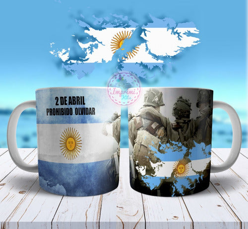 Diseños Tazas Islas Malvinas Argentinas Sublimar Mockup 0