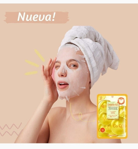 Beauugreen Essence 3-D Coenzima Q10 Face Masks 10u 3