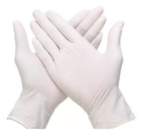 Kiara Disposable Latex Gloves - Box of 100 Units 0