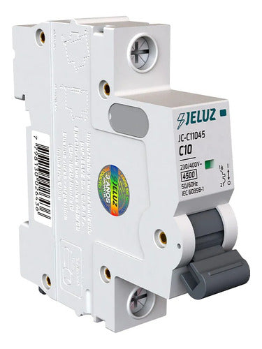 JELUZ 1-Pole 25A 4.5kA Curve C Thermal Circuit Breaker 2