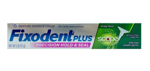 Fixodent Plus Adhesivo Para Prótesis Dental Con Scope 57gr 1