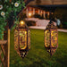 Go2garden Solar Hanging Lanterns Outdoor Waterproof, Big Fairy Moon Metal 2