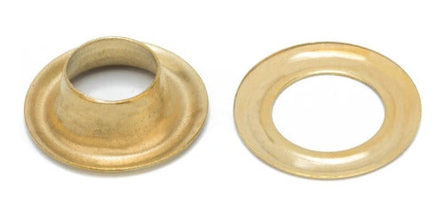 Reinforced Stainless Steel Brass Eyelets N28 x 144 for Nautical Canvas 1