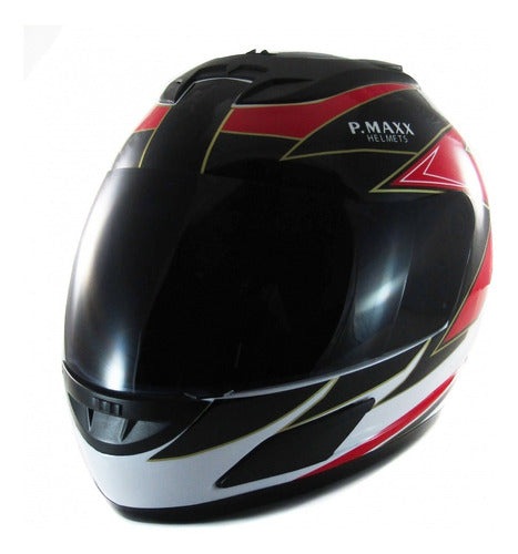 Power Maxx Integral Helmet - Rayo - Black and Red 0