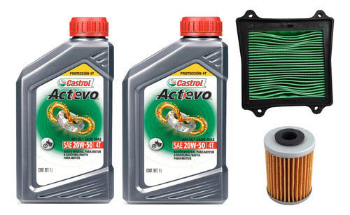 Castrol Bajaj Dominar 400 Service Kit + Coyote Filters 0