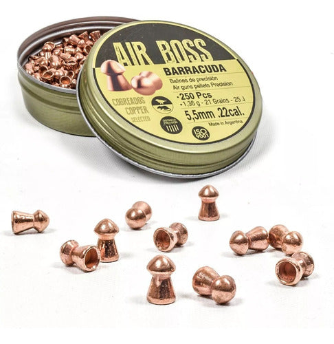 Apolo Air Boss Domed Barracuda 5.5mm 21gr x 250 Pellets 0