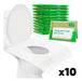 Generic Disposable Toilet Protectors Pack of 10 1