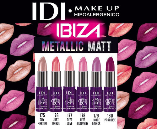 IDI Make Up Idi Labial Lipstick 15 Hs. Hipoalergenico 3