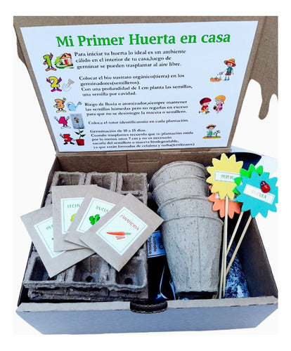 El Jardin Huerta Kit Auto Cultivo Orgánico Bio Degradable Día Del Niño 0