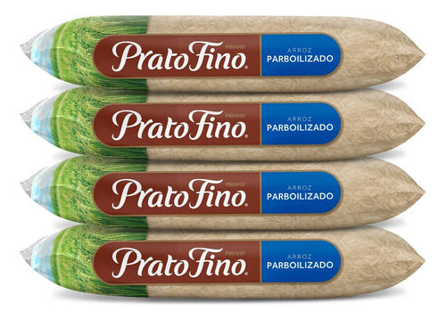 Kit C/ 5 Arroz Prato Fino Parboilizado Tipo 1 - 2 Kg 2