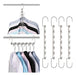 Morshop Space-Saving Organizer Hangers - Holds Up to 12 Garments 0