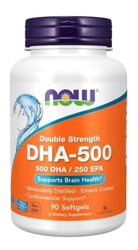 NOW DHA 500mg + 250mg EPA Fish Oil Capsules 0