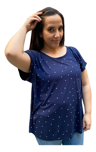 Style&Co Premium Plus Size Star Print T-Shirt 0