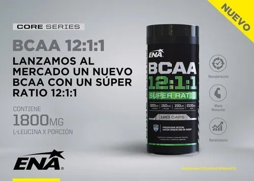 ENA Sport BCAA 12:1:1 Muscle Recovery Amino Acids 1