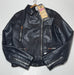 Young Desing Black Eco-Leather Women's Fitted Cross Front Jacket 2