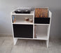 Vinyl Record Player and Albums Table Furniture with Shelf In Stock 16