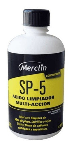 Limpiador Acido Multiuso - Reemplazo Muriatico X5l Merclin C 1