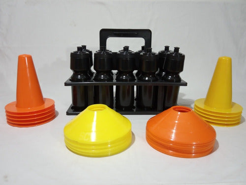 SC Canasto +10 Sport Bottles + 20 Turtle Cones + 10 Cones 17cm 0