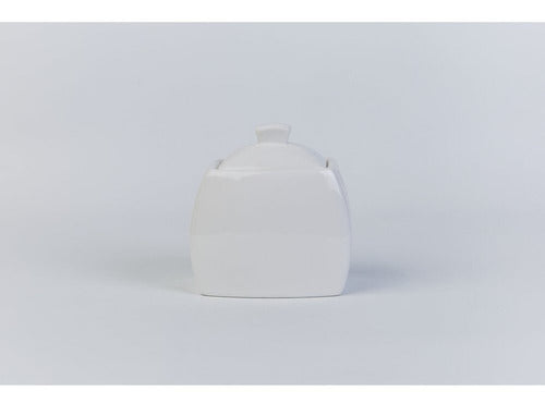 Maremjo Azucarera Porcelana Con Tapa Rectangular 8cm 1