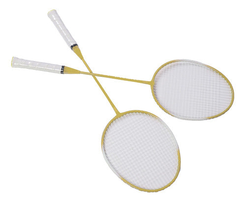 Conjunto De Badminton Para 2 Jogadores Em Liga De Ferro De B 2