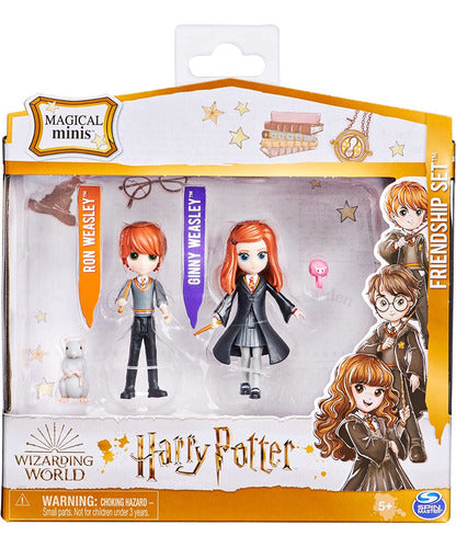 Harry Potter Wizarding World Ginny and Ron Weasley Doll Set 0