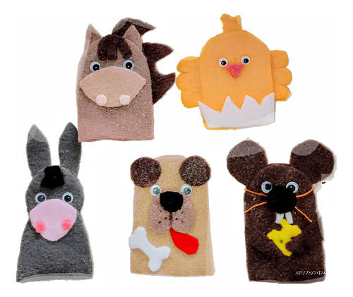 Genérica 50 Finger Puppets Animalitos - Promotion Garden Of Infants 0