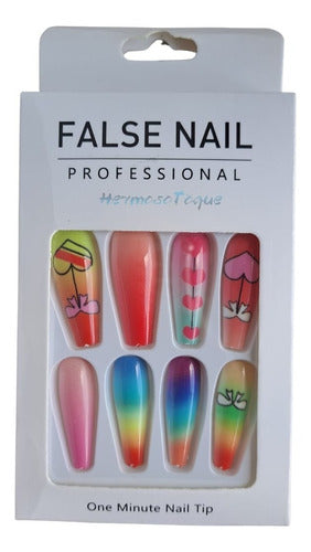 Hermoso Toque Press On Nails with Designs 5