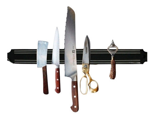 Magnetic Knife Holder Bar 48cm Plastic Kitchen Utensil Organizer 2