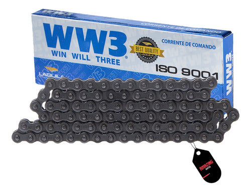 Corrente Comando Ybr 125 2000 2001 2002 Original Ww3 88 Elos 0