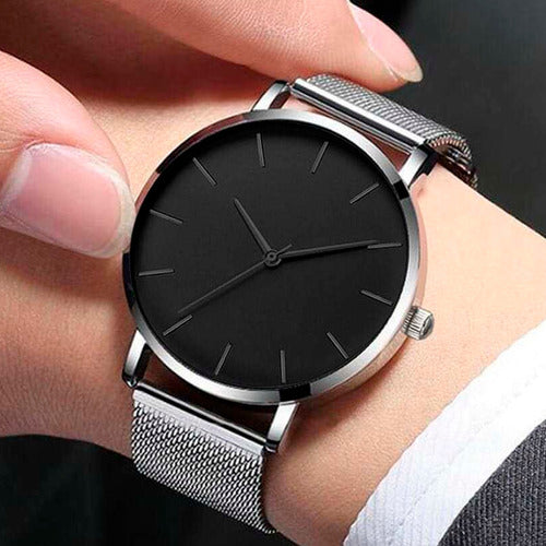 Reloj Metalico Minimalista Elegante Hombre Y Mujer Unisex 1