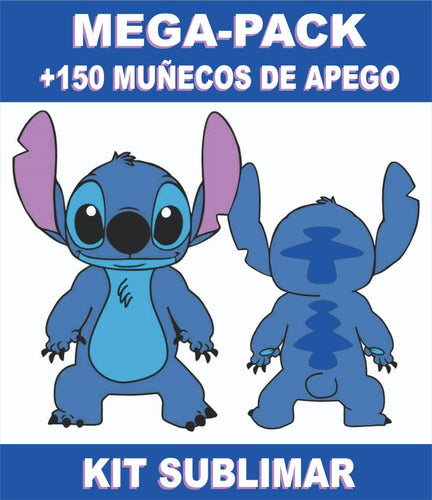 Pack 150 Plantllas Muñecos De Apego Personajes Kit Sublimar 0