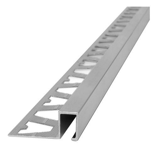 Atrim Aluminum Edge Trim Guard, Porcelain Floor 10x5 1423 0