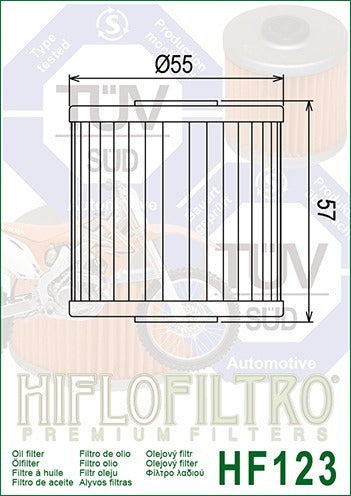 Filtro Aceite Hiflo Filter Klr 250 600 Klx 650 Solomototeam 1