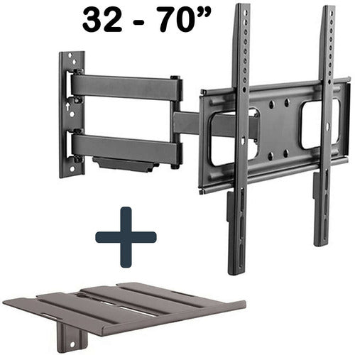 Brateck TV Wall Mount for 32 to 70 Inches + Cable Management Support 1