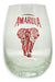 Set of 6 Transparent Glass Amarula Design Tumblers 400ml 1