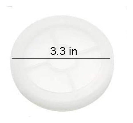 Candy-Ho Silicone Mold for Resin Circular Coaster 8.4cm 2