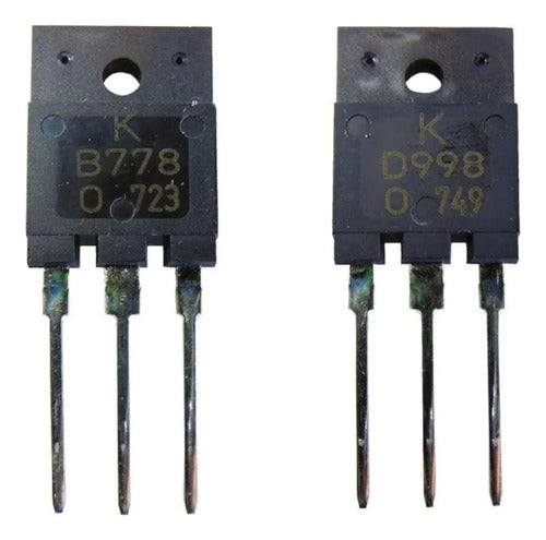 Transistor Par 2sb778 2sd998 (1 Par) B778 D998 Originais 0