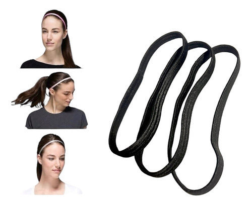 Mowa Elastic Headbands Pack of 6 Football V-651-1 3