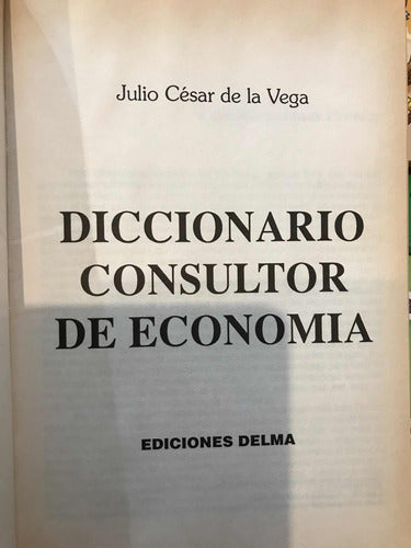 Diccionario Consultor De Economía 3