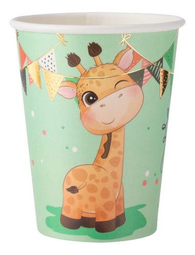 Safari Animals Polypaper Cup for Events 240cc Pack of 10 10