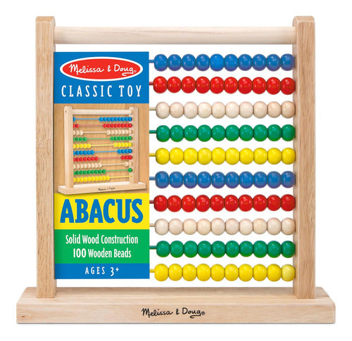 Melissa   Doug Abacus Clásico De Madera Educativo Con 100 Cu 5