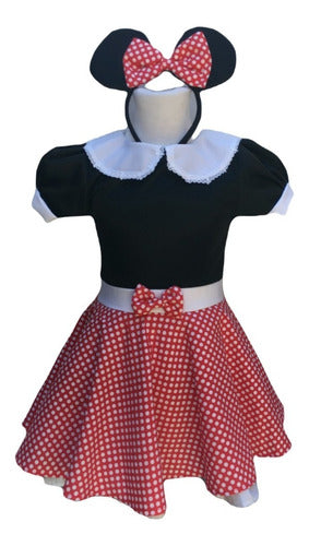 Generic Minnie Mouse Red and Black Costume 0