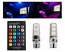 RGB LED Position Light with Remote T10 for Fiat Punto 2020 2