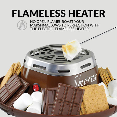 Conjunto De Aço Inoxidável Elétrico Interno S'mores Maker No 3