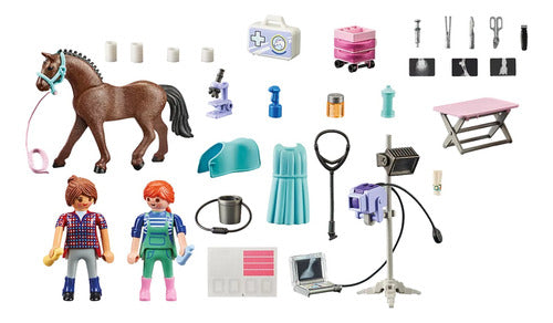 Playmobil Set Veterinario De Caballos Universo Binario 2